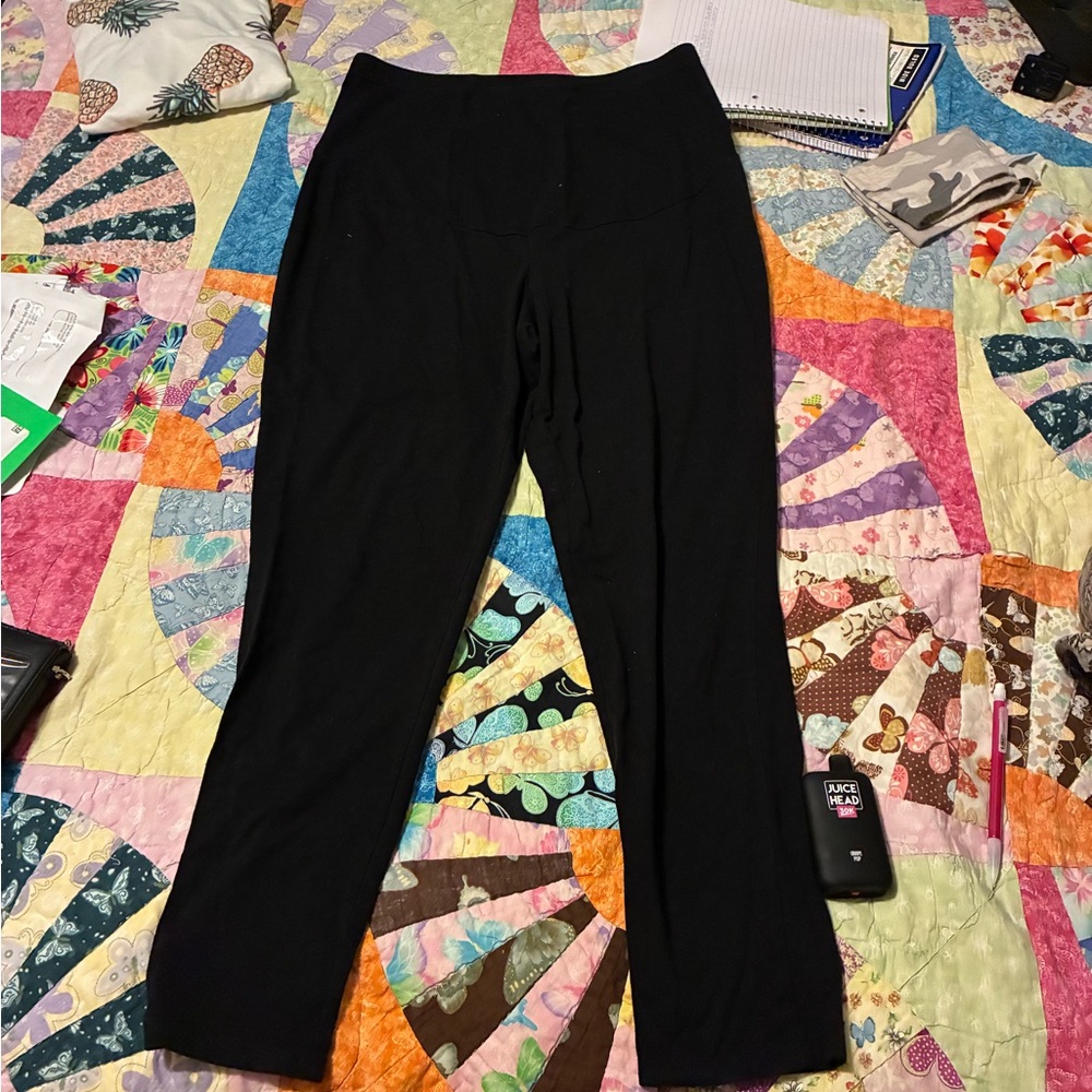 Time and Tru Black Leggings Classic Style